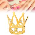 thumbnail image 1 of Nail Art Pen Holder Display Alloy Crown Shape Practical Manicure Tools, 1 of 7