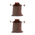 thumbnail image 1 of Eigraketly Bolsa de forraje PU Mini Mushroom Cosecha Bolsa Llaves Monedas Contenedor Acampar al aire libre Cinturón marrón Type2 NO2, 1 of 6