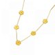 thumbnail image 1 of Long chain necklace with five leaves including gift box Xmas, 1 of 4