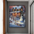 thumbnail image 3 of Hilo Algodón Bordado 11CT Casas Muñeco Nieve Navidad Punto Cruz 45x60cm, 3 of 9