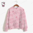thumbnail image 3 of Sudadera con capucha para mujer, con estampado de HELLO KITTY, manga larga, talla grande, informal, para otoño, y2k, 3 of 5