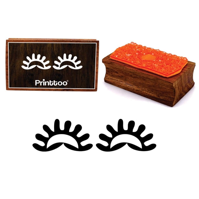Printtoo Tribal Rising Sun Rectangular Wooden Rubber Stamp Block Scrap-Booking