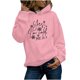 thumbnail image 2 of ICHUANYI Liquidación Mujer Pollos Divertidos Moda Casual Nuevo Cuello Redondo Impresión Divertida Sudadera con Capucha Tops ICHUANYI WER202308256112, 2 of 9