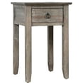 thumbnail image 4 of Jofran Devon Farmhouse Distressed Solid Pine End Table with Storage, 4 of 8