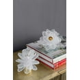 thumbnail image 3 of A&B Home Selenite Stone Flower Taper Candleholder 5.5" x 5.5" x 4.5", 3 of 6