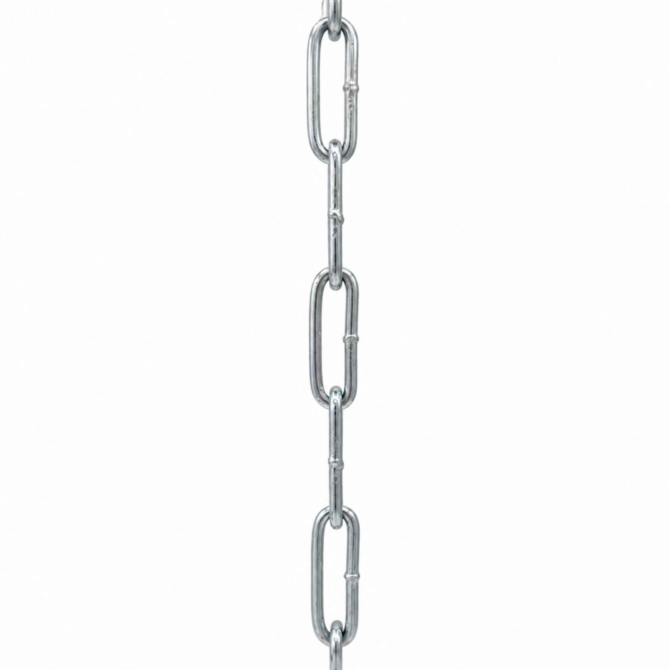 (2 pack) #4 Straight Link Coil Chain, 10', Zinc, Peerless Chain Company, #4820535