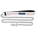 thumbnail image 1 of MLB Seattle Mariners Baseball Leather Chain Leash, 3.5 mm, 1 of 2