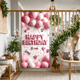 thumbnail image 7 of Cute Dog Themed Happy Birthday Banner with Balloons Cakes and Gifts Background Party Decors Photography Props for Puppy Birthday Party Pet Themed Celebrations Backdrop Decorations, 7 of 7