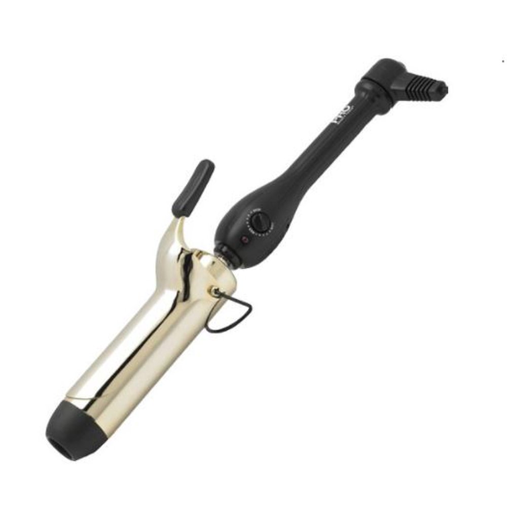 PRO Beauty Tools 1 1/2" Curling Iron, Gold