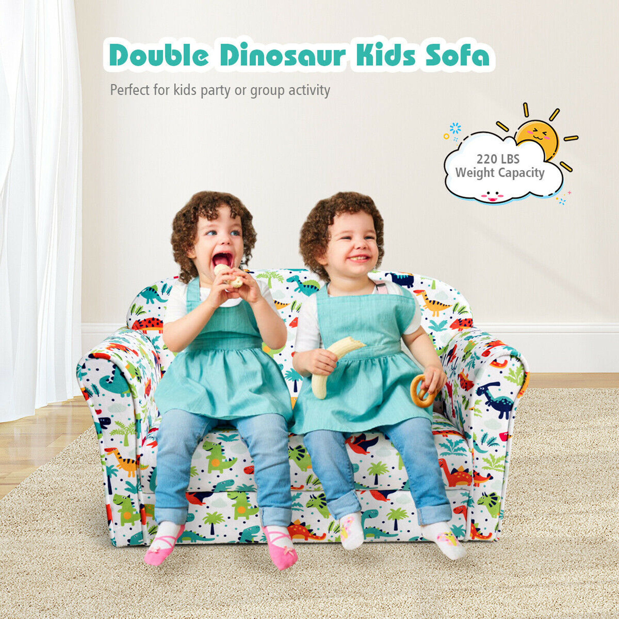 dinosaur kids couch