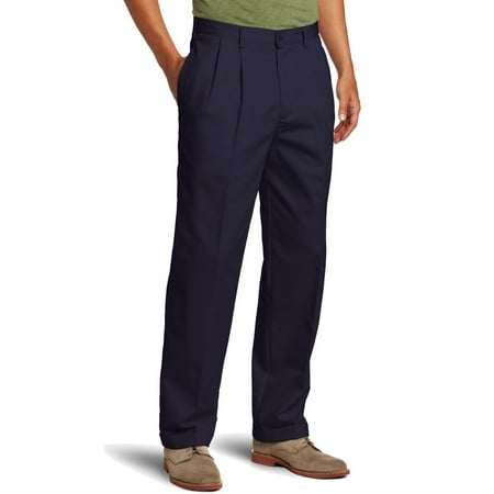 - IZOD NEW Blue Navy Mens Size 36x29 Pleated Classic Fit Chino Pants