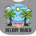 thumbnail image 4 of Inktastic Summer Vacation in Delray Beach Boys or Girls Baby Bib, 4 of 4