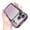 Purple, variant on ELEHOLD for iPhone 17 Pro Max Protective Case, Bling Glitter Diamond Non-Slip Wavy Edge Shockproof Plating Cover Built-in Lens Film For Women Girls,Pink