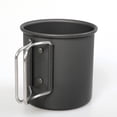 thumbnail image 2 of Sonducket Taza de té multifuncional, taza plegable ligera de Metal, portátil, para cocina, café, agua, pícnic al aire libre, senderismo, Kits de desorden para acampar Negro, 2 of 6