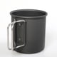thumbnail image 2 of Greeniant Taza de té de aleación de aluminio, taza plegable ligera, tazas de cocina portátiles, pícnic al aire libre, senderismo, viajes, Kits de desorden para acampar Negro, 2 of 6