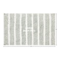 thumbnail image 7 of Mineral Spring Spa Luxe Stripe Polyester Tufted Bath Rug, Restoration Green, 20" x 32", 7 of 7