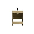 thumbnail image 3 of Elegant Kitchen and Bath Ira 24 Inch Single Bathroom Vanity In Honey Brown, 3 of 13