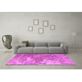 thumbnail image 3 of Ahgly Company Indoor Square Oriental Pink Industrial Area Rugs, 8' Square, 3 of 4