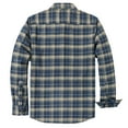 thumbnail image 3 of Dubinik® Mens Flannel Shirts Long Sleeve Button Down Casual Work Plaid Shirt Men All Cotton Soft with Pocket Regular Fit, 3 of 7