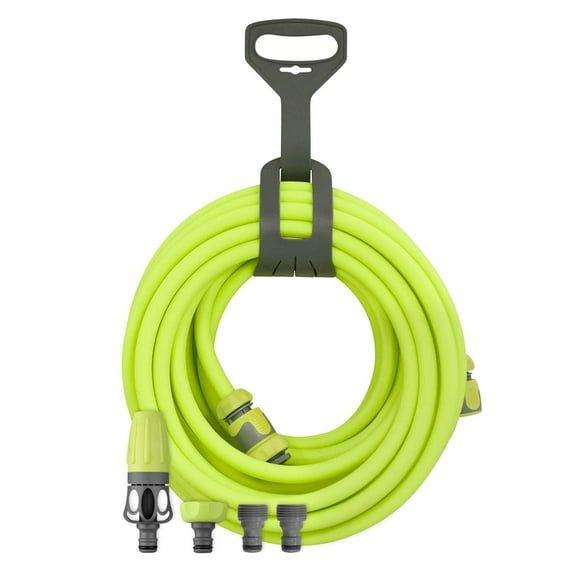 Kit de mangueras de jardín Flexzilla HFZG12050QN de 1,2 cm x 15 m con accesorios