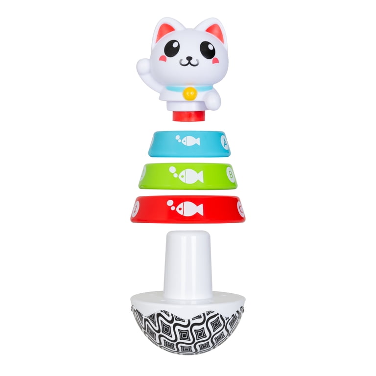 Smart Steps Stack-a-Cat Interactive Stacking Toy, 4 Pieces photo 6