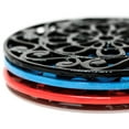 thumbnail image 5 of Decorative Cast Iron Metal Trivets (Set of 3, Black/Red/Blue), 5 of 6