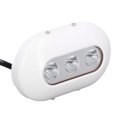 thumbnail image 2 of Uadme Luz Subacuática para Barcos, Acero Inoxidable Resistente Al Agua con 3 LED IP68 460LM Alto Brillo 5500‑6300K para Luz Blanca 5,6 W DC10‑30 V, 2 of 7