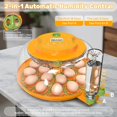 thumbnail image 4 of 18 Egg Incubator with Automatic Egg Turning and Humidity Control, Egg Candler, Auto Water Replenishment, 2 Size Egg Trays, Air Vent, for Hatching Chicken Duck Quail Goose Eggs, 4 of 8