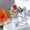 Multicolor, variant on Glass Rose Bouquet Ornament - Transparent Valentine's Day Gift, Crystal-Clear Romantic Home Decor for Tabletop Bedroom Living Room Accent