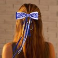 thumbnail image 5 of 2pcs Bows Hair Clips Chinese Ribbon Hanfu Hair Accessories for Teens, 5 of 5