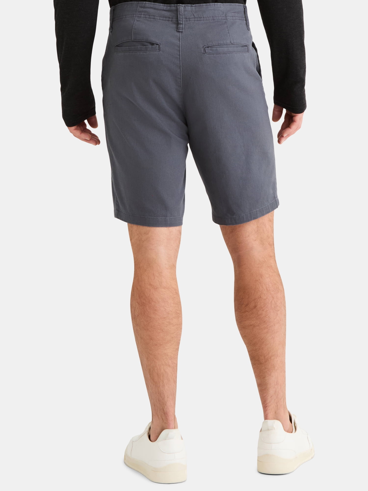 George Men's and Big Men's Flat Front Shorts, 9" Inseam, Sizes 28-54