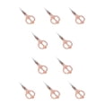 thumbnail image 3 of Tijeras de Costura Scienceny Moda y Duraderas Bordado 10Conjunto Rosa Dorada, 3 of 6
