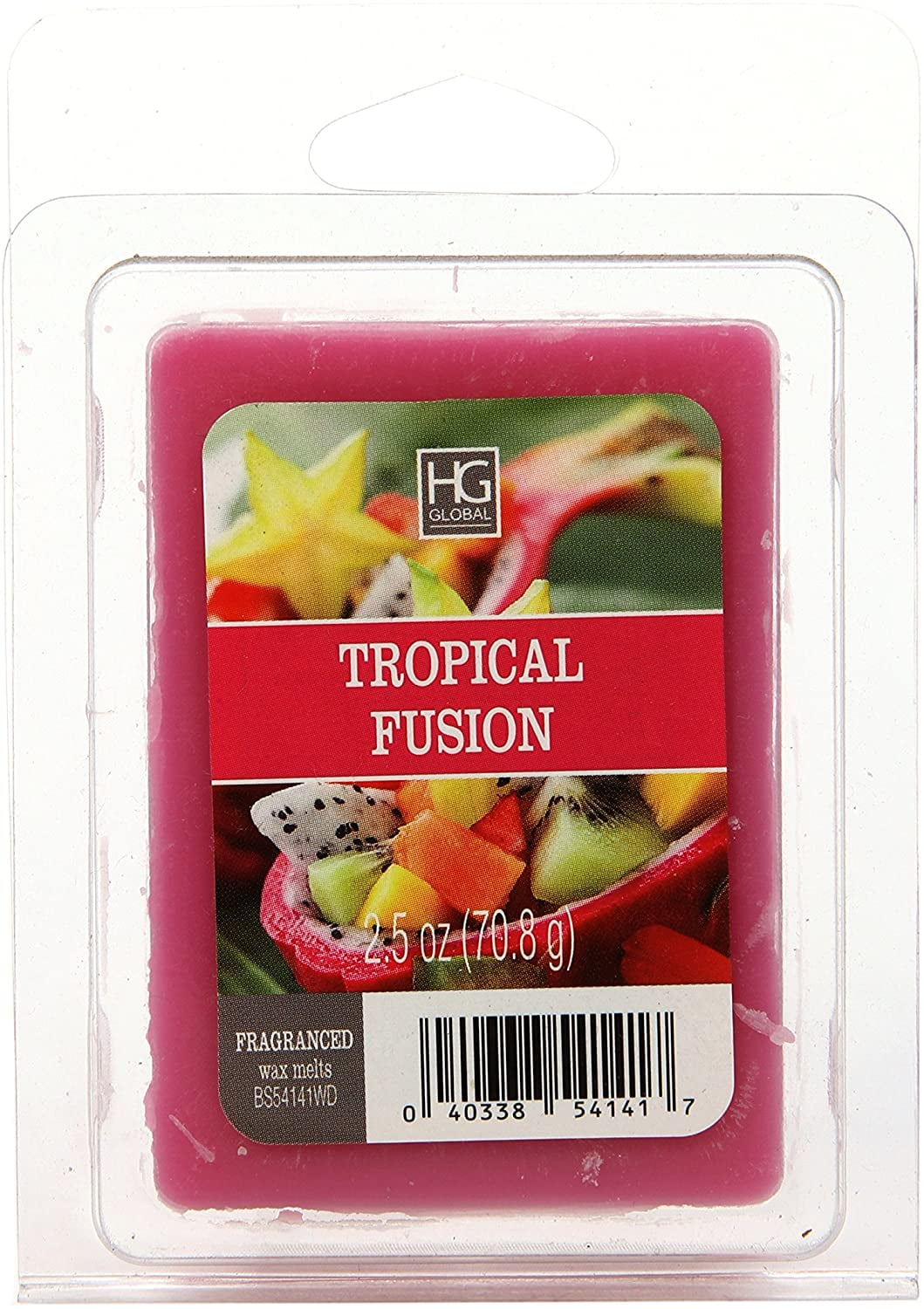 Fusion BUBBLE FRESH Highly Scented Wax Melts / 2 Packs / 2.5 Oz Each