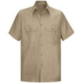 thumbnail image 2 of Red Kap Men's Short Sleeve Solid Ripstop Shirt, 2 of 4