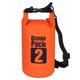 thumbnail image 1 of Bolsa seca impermeable pesada de lona impermeable 2L naranja 500d, adecuada para piragüismo / remo / piragüismo / pesca / Rafting / Natación / camping / Snowboard, 1 of 5