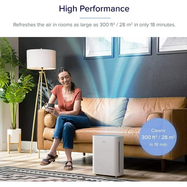 Levoit air purifier for home large room with true hepa filter deals