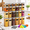 24 pcs(42L), variant on 4pc 5.2l Large Airtight Plastic Canisters With Lids Cups & Labels