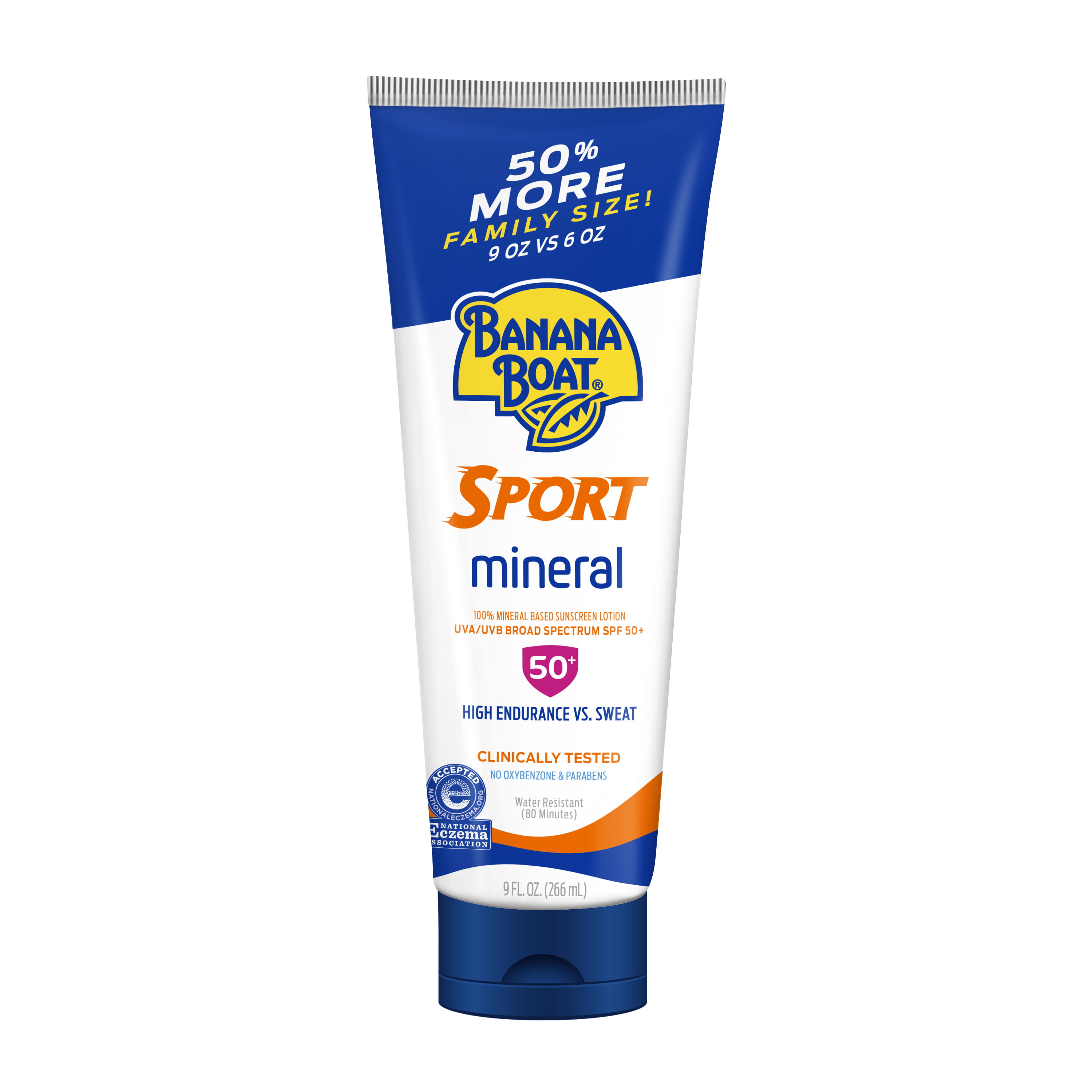 Banana Boat Sport 100% Mineral Sunscreen Lotion SPF 50+, 9 oz - Walmart ...
