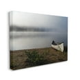 thumbnail image 3 of Stupell Industries Lone Canoe Tranquil Foggy Lake Beach Weather Photograph Gallery Wrapped Canvas Print Wall Art, Design by Daphne Polselli, 3 of 5