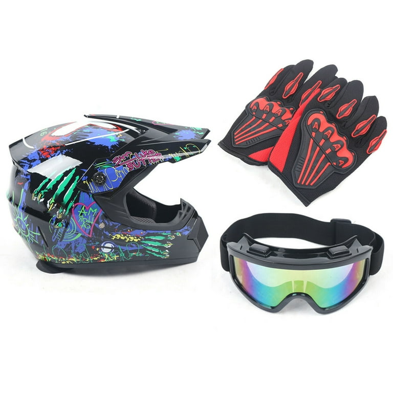 Youth atv helmet online gloves goggles