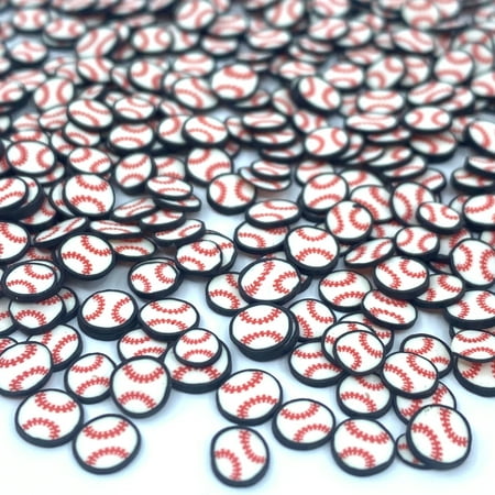 Baseball Shape Glitter Confetti (1oz = 28g)