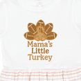 thumbnail image 4 of Inktastic Mama's Little Turkey Thanksgiving Baby Girls Toddler Dress, 4 of 5