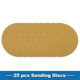 thumbnail image 3 of Unique Bargains Sanding Discs 8 Inch 40 Grit Round Hook and Loop Sandpaper Aluminum oxide Yellow 25 Pcs, 3 of 6