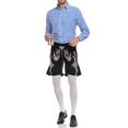 thumbnail image 5 of Men S German Traditional Oktoberfest Plaid Shirt Halloween Wear Plaid Shirt, 5 of 7