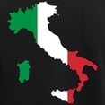 thumbnail image 3 of CafePress - Italy Flag And Map Women's Dark Pajamas - Women's Short Sleeve Print T-Shirt and Pants Dark Cotton Pajama Set, 3 of 7
