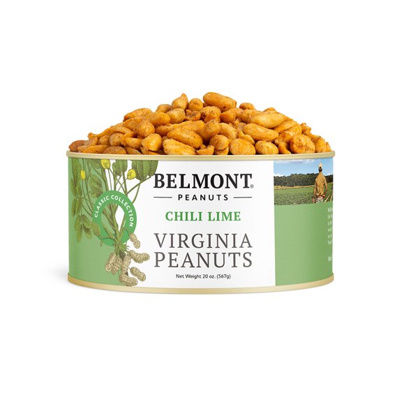 Belmont Peanuts Chili Lime Virginia Peanuts, 20 oz