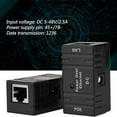thumbnail image 4 of 10/100M POE Injector Splitter 5.5*2.1mm DC, Accommodates Various Installations for Phone and Device Connectivity, 4 of 8