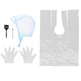 thumbnail image 1 of RENACLIPY 1Set Hair Dye Tool Kit with Disposable Caps Brush Crochet for Convenient Use, 1 of 7