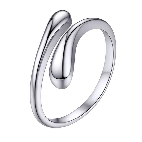 Bague pour Femme en Argent Sterling Massif S925, Design Chic et Chic