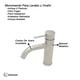 thumbnail image 2 of Grifo Monomando Lavabo Rubinett Satinado 18 Cm Acero Inoxidable 304, 2 of 6